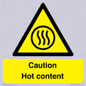 Caution Hot content